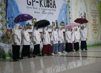 KREATIF: Santriwati Ciptakan Ruang Karya Kaya Kreativitas