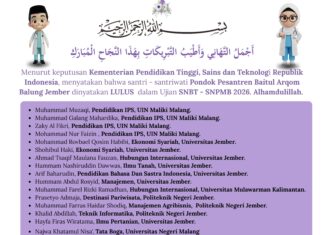 Pengumuman SNBT 2026: Puluhan Santri Baitul Arqom Jember Lulus PTN Favorit, Ini Rahasianya!