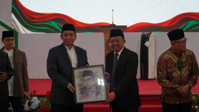 KH. Anang Masyhadi dalam Silaturahmi Keluarga Besar da Apel Tahunan Baitul Arqom 2026